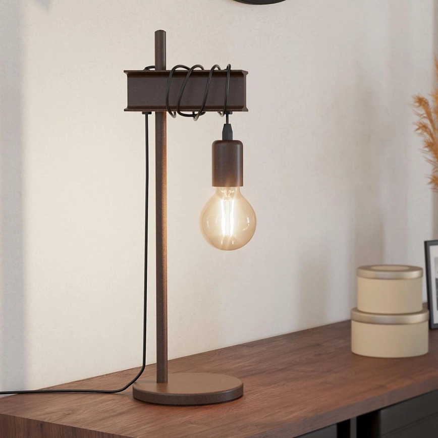 Eglo – Bordslampa  TOWNSHEND 1xE27/10W/230V