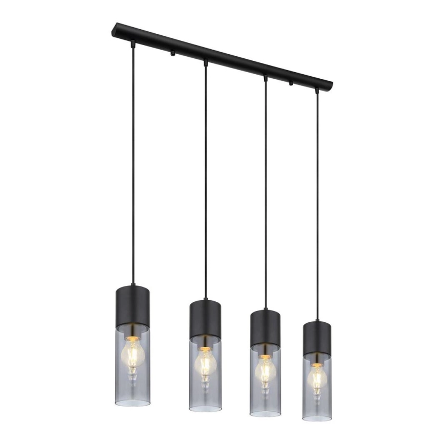 Globo – Taklampa med 4xE27/25W/230V svart