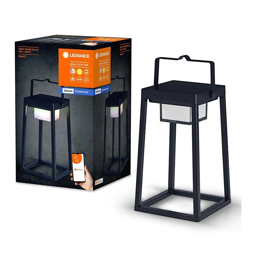 Ledvance – LED RGBW Dimbara solcellslampa SMART+ TABLE LED/2,5W/3,7V 2200 mAh IP44