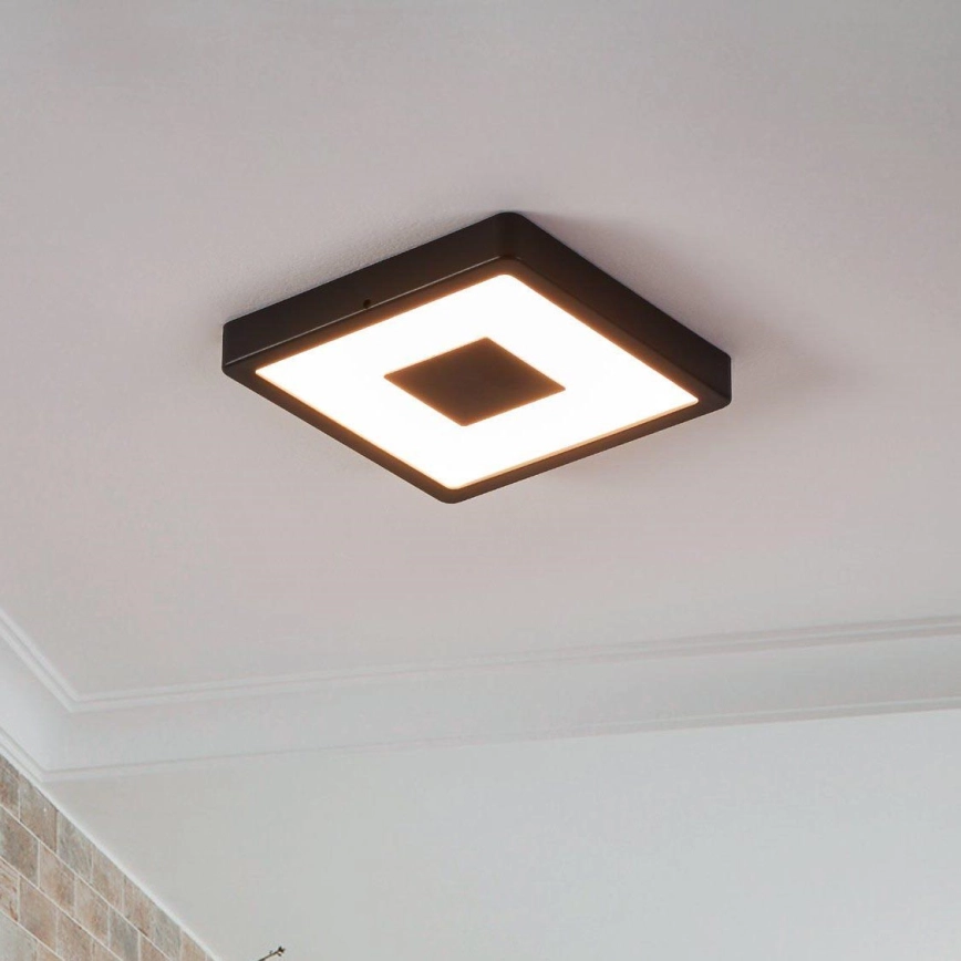Eglo – LED Utomhus taklampa LED/17W/230V IP44 svart