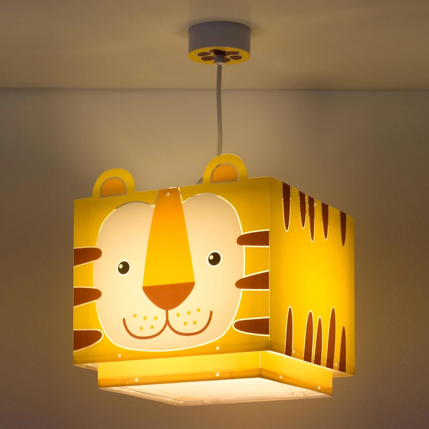 Dalber 64562 – Ljuskrona Barn LITTLE TIGER 1xE27/60W/230V