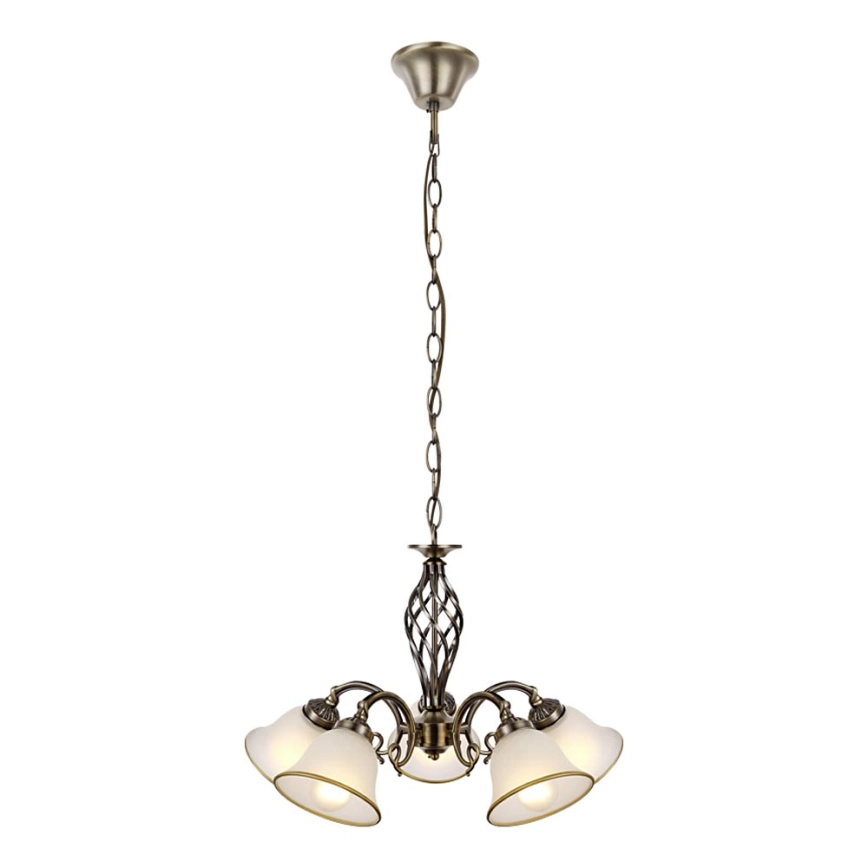 Globo – Taklampa med kedja 5xE27/60W/230V