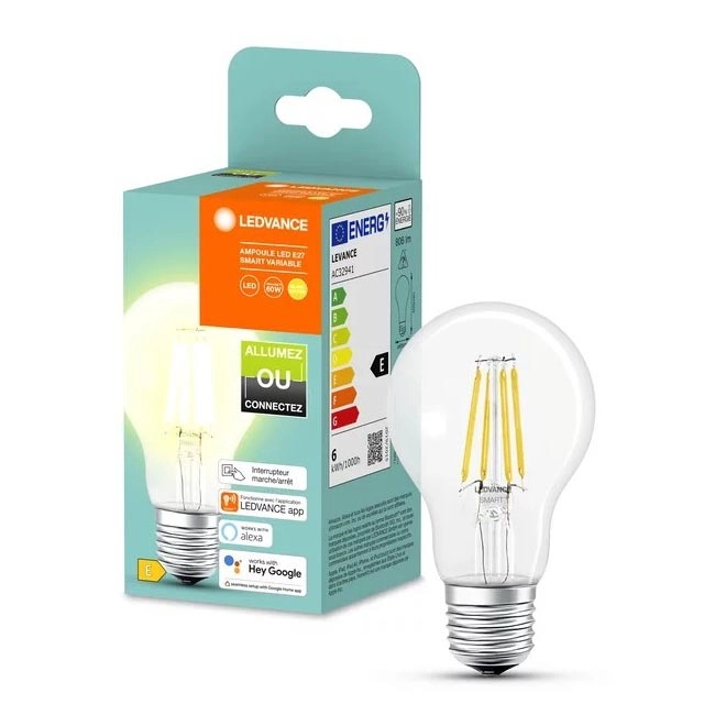 LED Dimbar glödlampa SMART+ A60 E27/6W/230V 2700K  – Ledvance