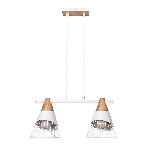 Rabalux 5666 – Ljuskrona med snöre ISAAC 2xE27/60W/230V