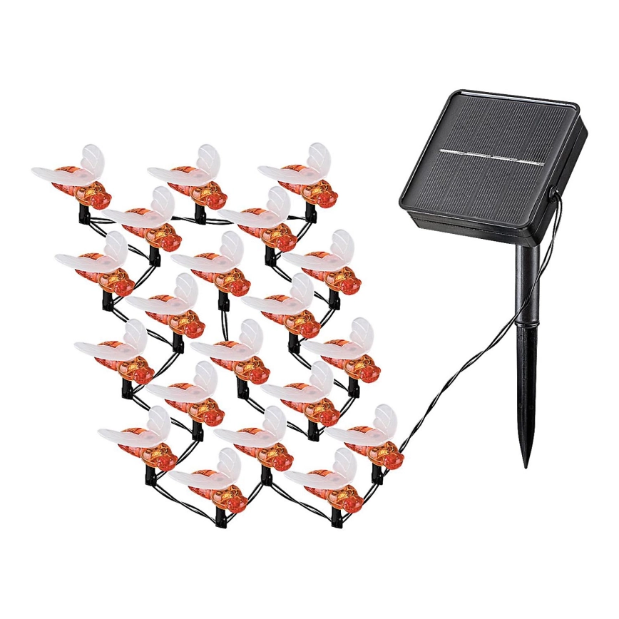 Rabalux – LED Solarljusslinga 20xLED/0,06W/1,2V IP44 600 mAh