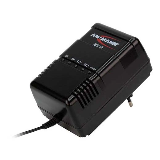 Ansmann 03723 ALCS 2-24A – Bly Batteriladdare 2-24V/2,4-24Ah