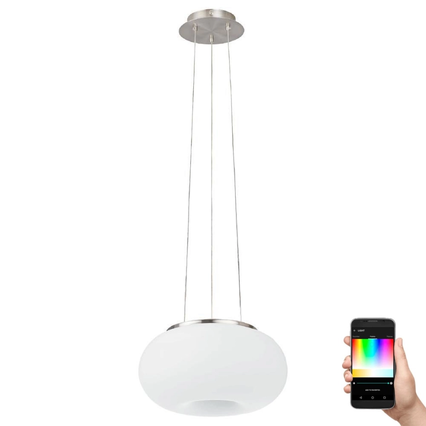 Eglo 33766 – LED RGBW Dimbar taklampa OPTICA-C LED/22W/230V 2700-6500K Ø 37,5 cm
