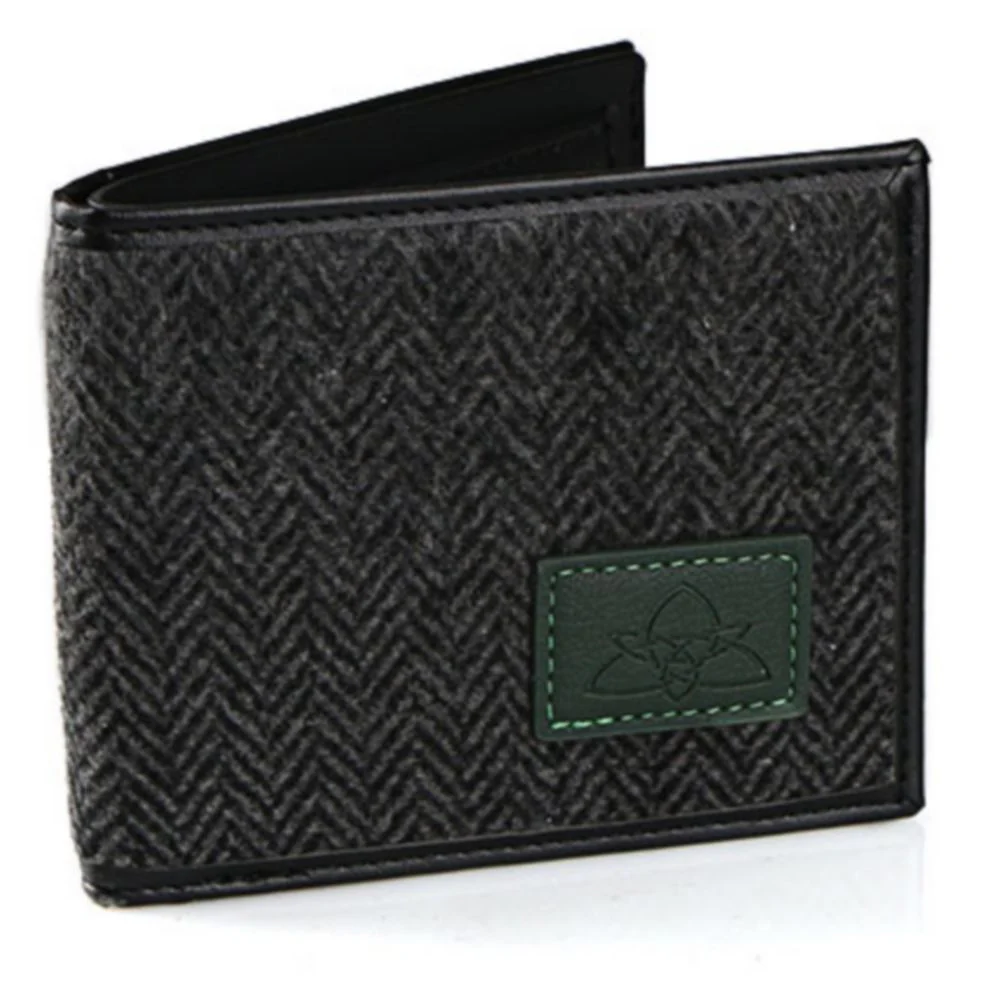 Celtic Ore Tweed Wallet Grey Herringbone – Grå Bi-Fold Plånbok