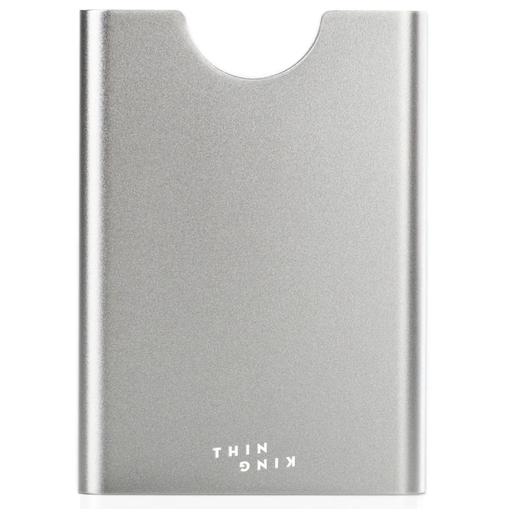 Thin King Credit Card Case – Silver