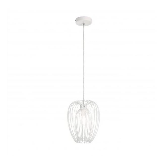 Fabas Luce 3677-45-102 – Ljuskrona med upphängningsrem CAMP 1xE27/40W/230V vit