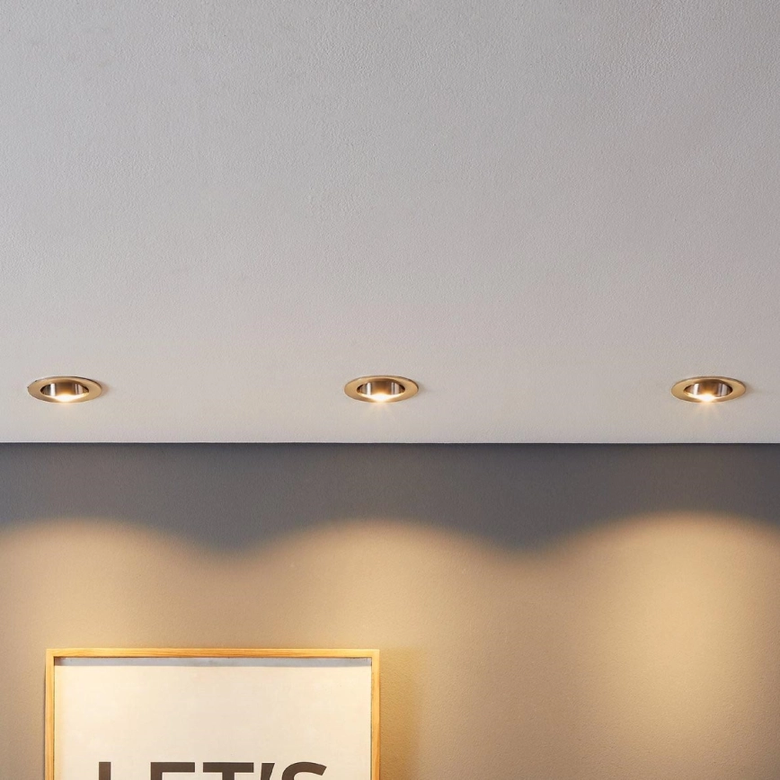 Eglo – KIT 3xLED Ljusreglerad belysning 3xLED/6W/230V matt krom