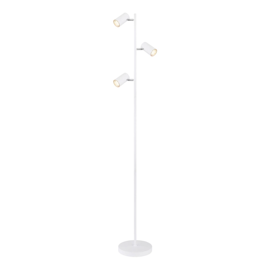 Globo – Golvlampa 3xGU10/5W/230V vit