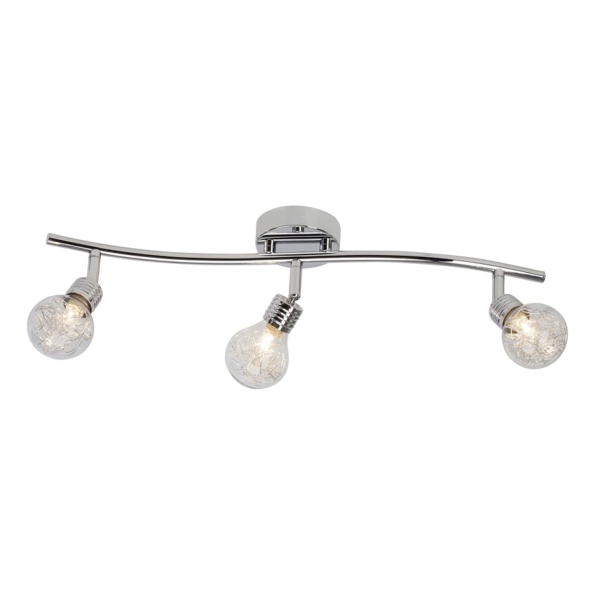 Brilliant – Spotlampa BULB 3xG9/28W/230V polerad krom