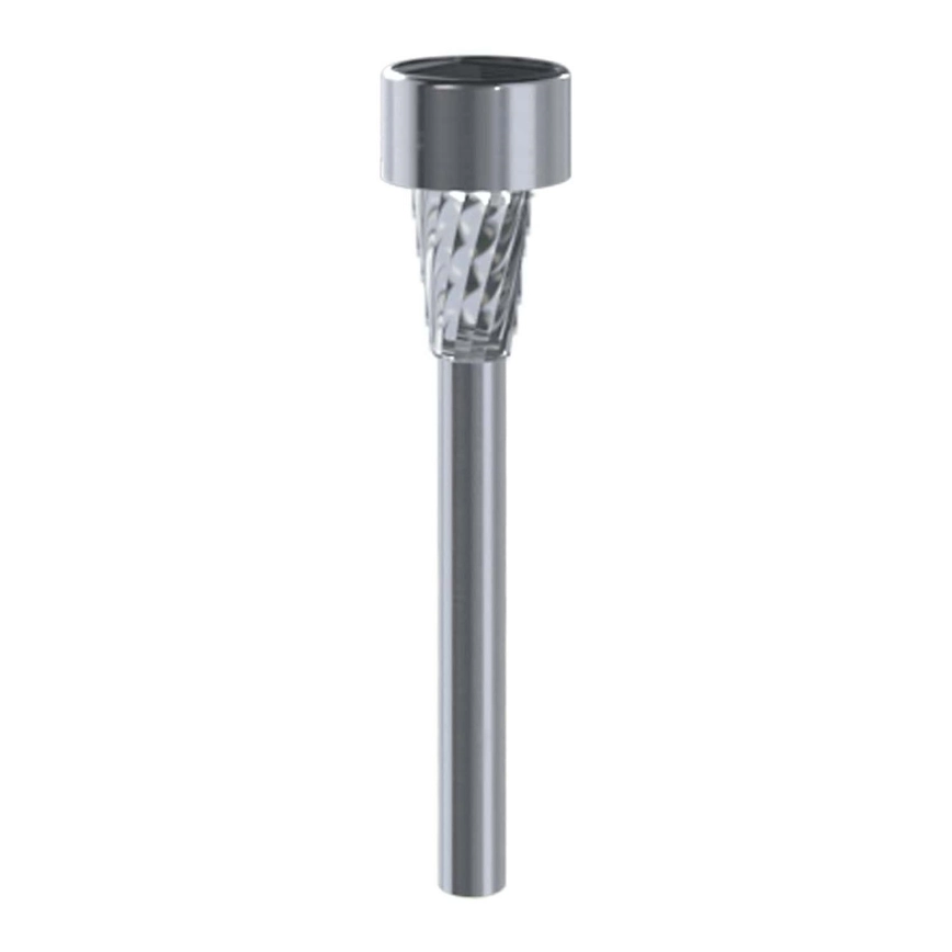 Aigostar – LED Solarlampa LED/0,006W/1,2V 40 mAh 29,5 cm matt krom 6500K IP44