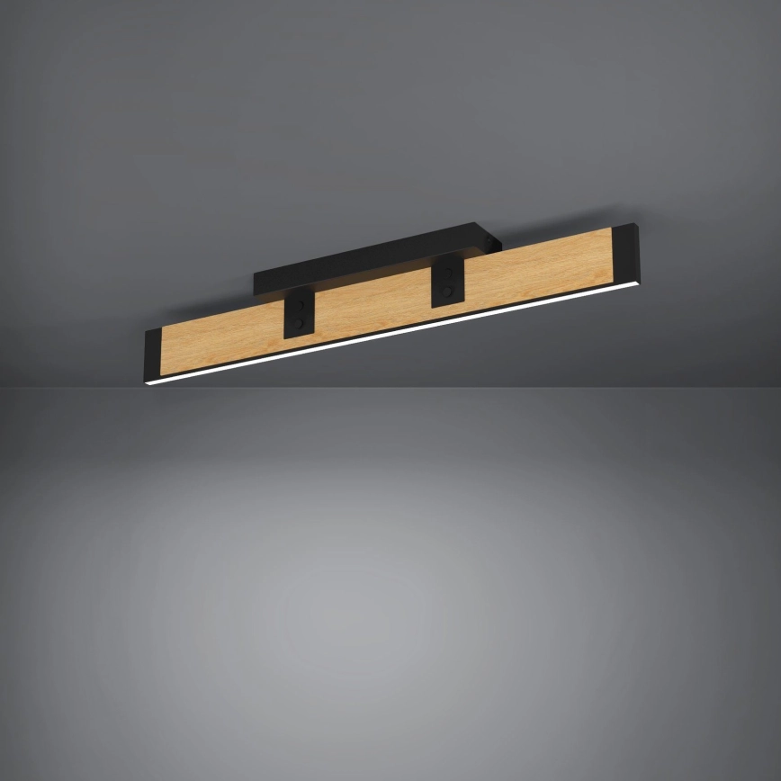 Eglo – LED Dimbar taklampa LED/27W/230V 3000K svart/brun