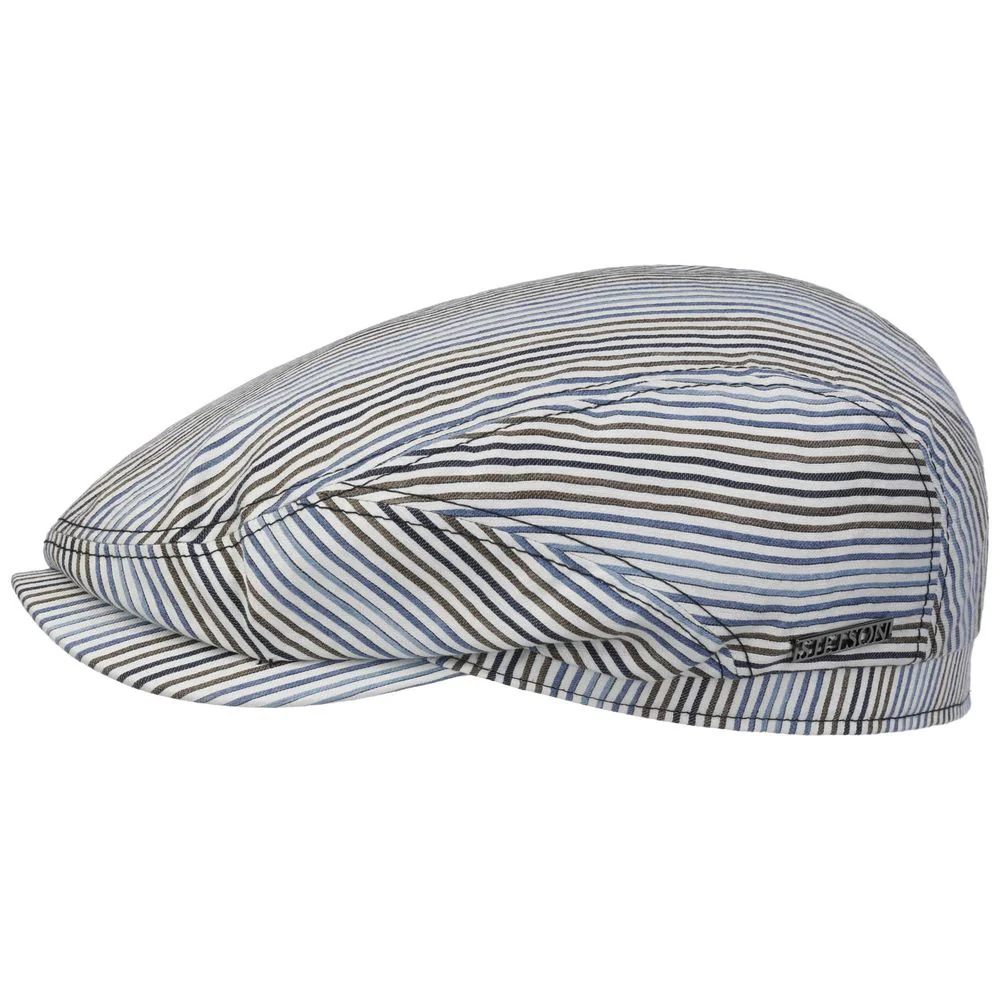Stetson Driver Cap Linen Stripe Summer Cap
