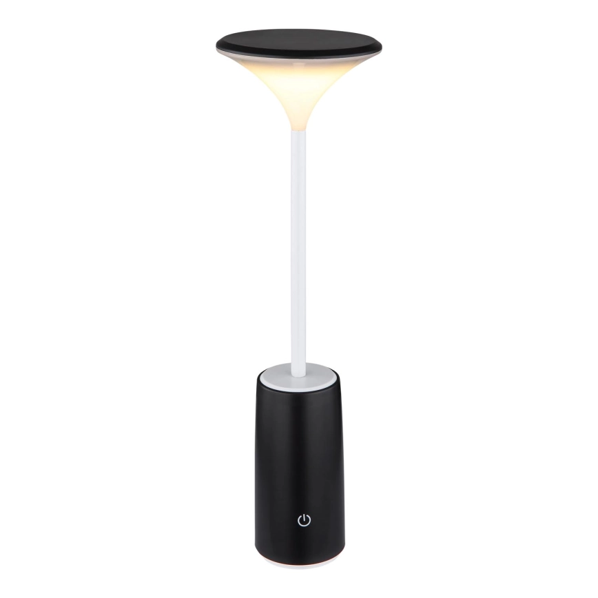 Globo – LED Dimbar uppladdningsbar touch bordslampa LED/1,2W/3,7V 3000K 1500mAh svart